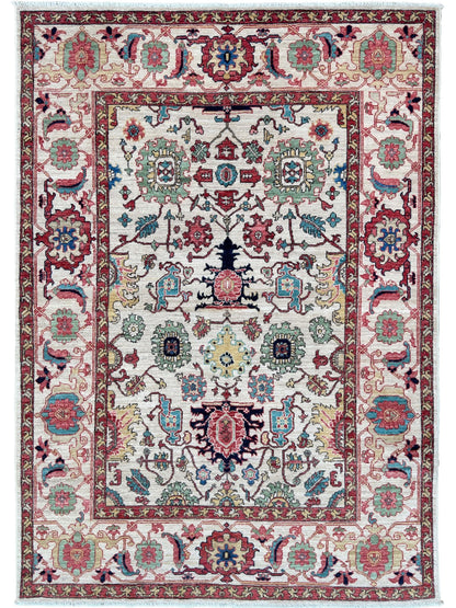 Transitional Heriz 5'2"x7'0" Area Rug