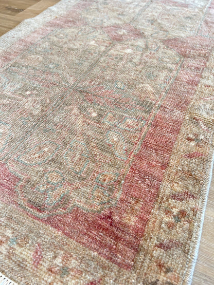 Turkish Vintage 1'8"x3'3" Area Rug