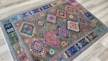 Transitional Kazak 4'11"x6'9" Area Rug