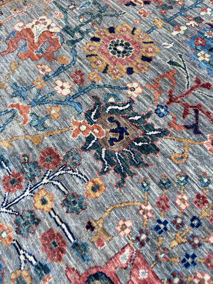 Transitional Mahal 7'10"x9'9" Area Rug