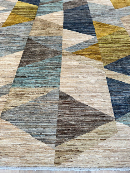 Geometric Modern 8'4"x9'8" Area Rug