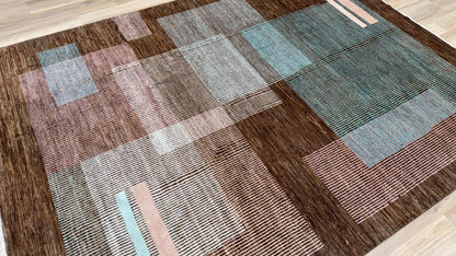 Geometric Modern 7'1"x9'7" Area Rug