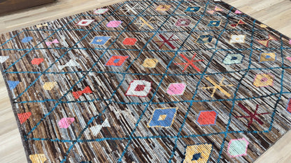 Moroccan Style 8'3"x9'9" Area Rug