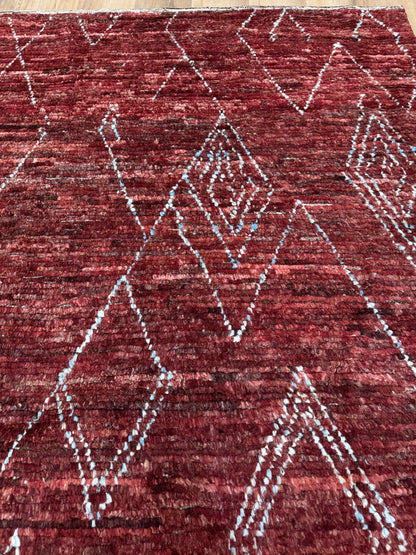 Moroccan Style 8'8"x11'6" Area Rug