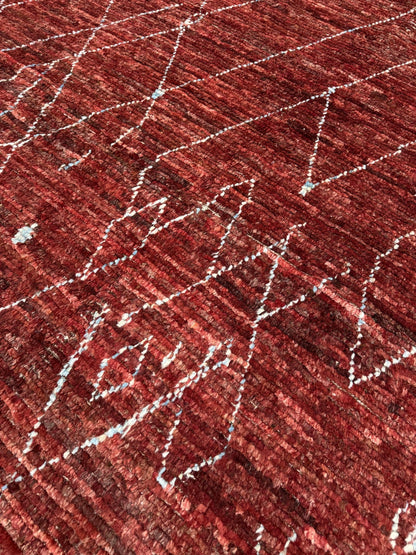 Moroccan Style 8'8"x11'6" Area Rug