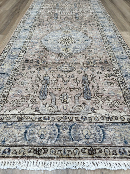 Vintage Look Tabriz 3'0"x9'11" Area Rug