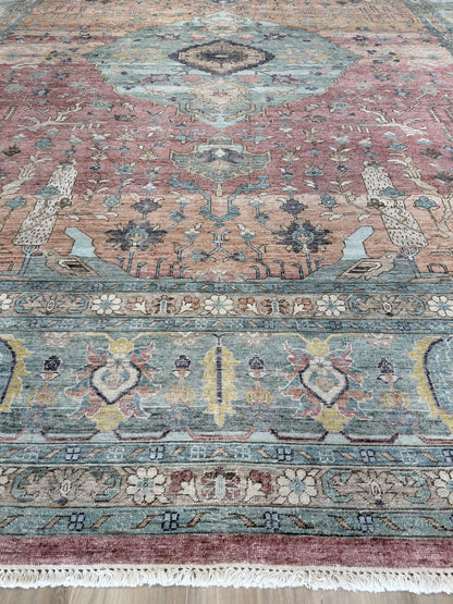 Vintage Look Tabriz 12'0"x14'11" Area Rug