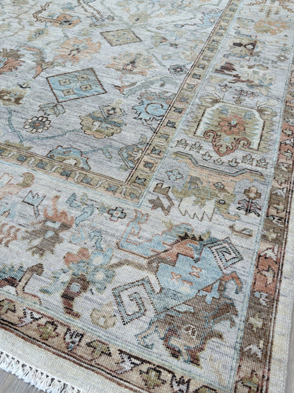 Vintage Look Agra 9'0"x12'1" Area Rug