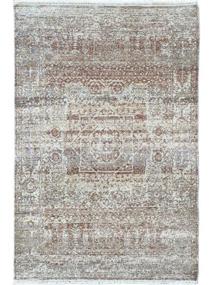 Vintage Look Mamluk 4'2"x5'11" Area Rug