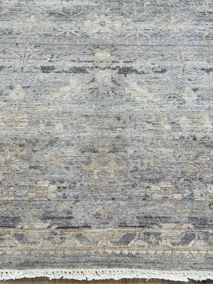 Vintage Look Oushak 5'2"x6'11" Area Rug
