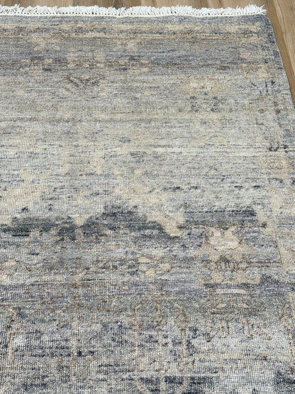 Vintage Look Oushak 5'2"x6'11" Area Rug