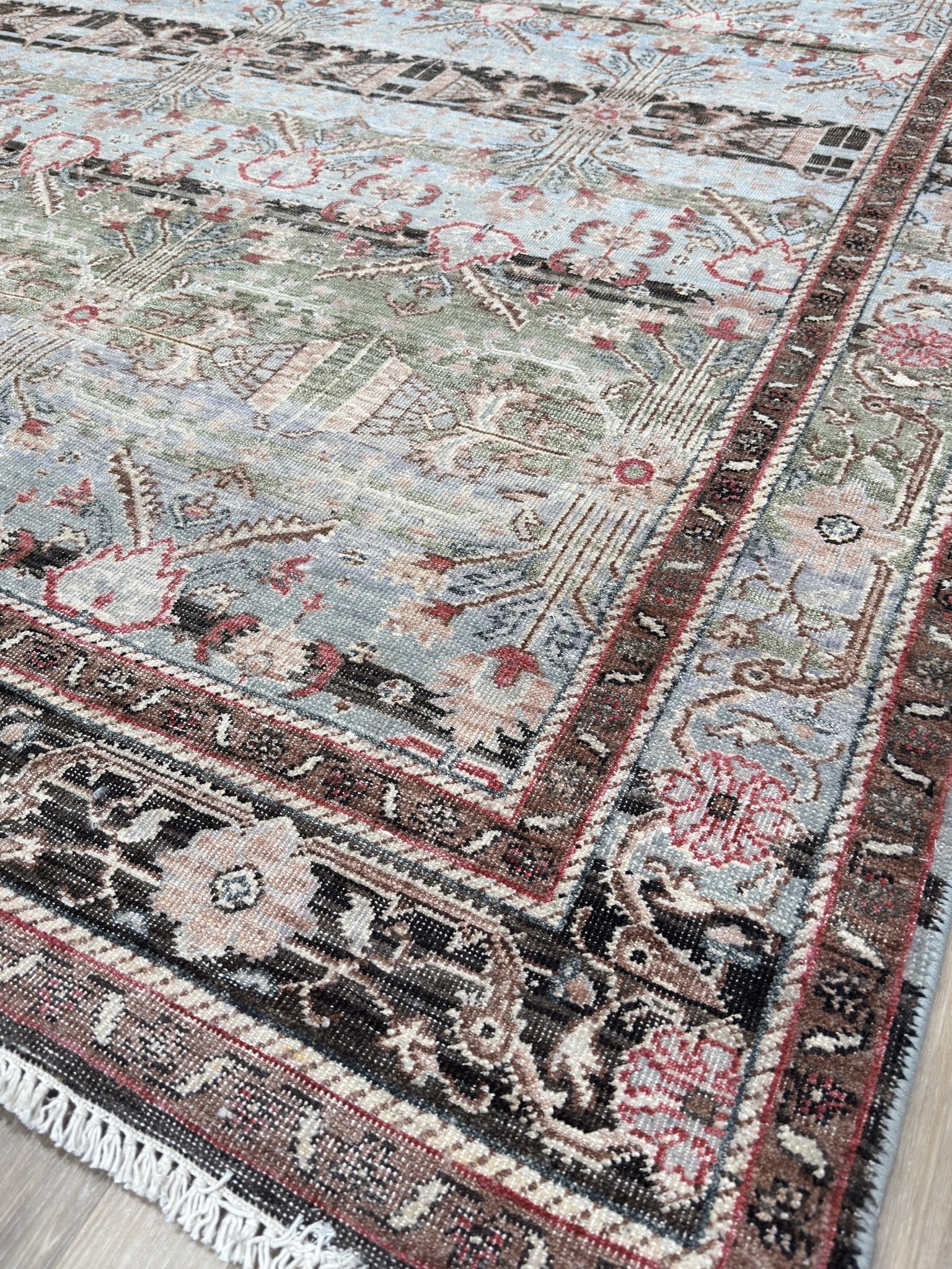 Vintage Look Malayer 9'2"x12'0" Area Rug