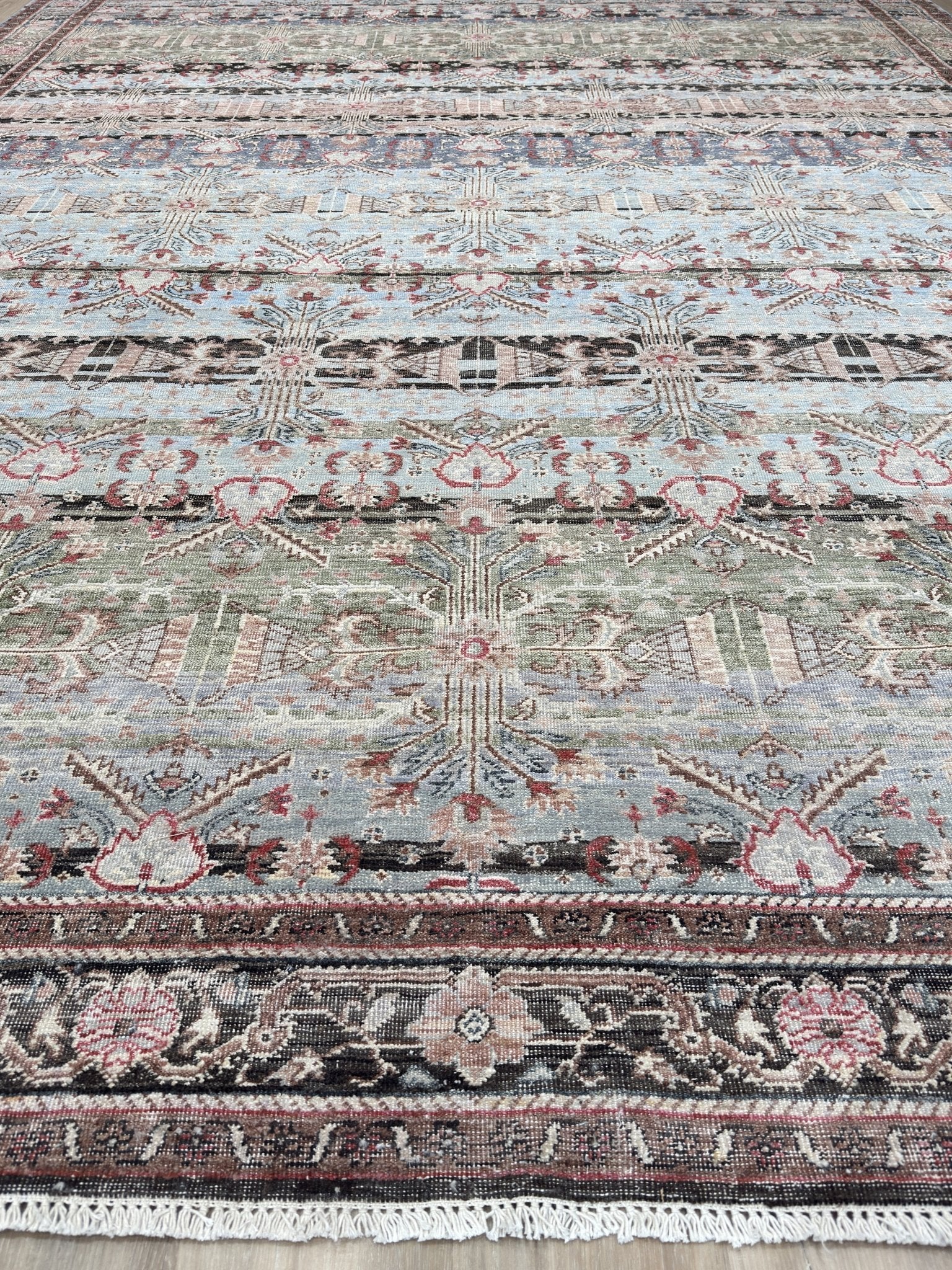 Vintage Look Malayer 9'2"x12'0" Area Rug