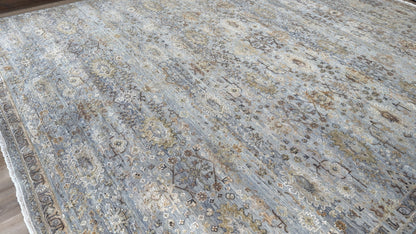 Vintage Look Oushak 12'1"x15'2" Area Rug