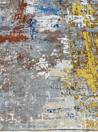 Abstract Modern 8'2"x10'0" Area Rug