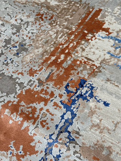 Abstract Modern 8'2"x10'0" Area Rug