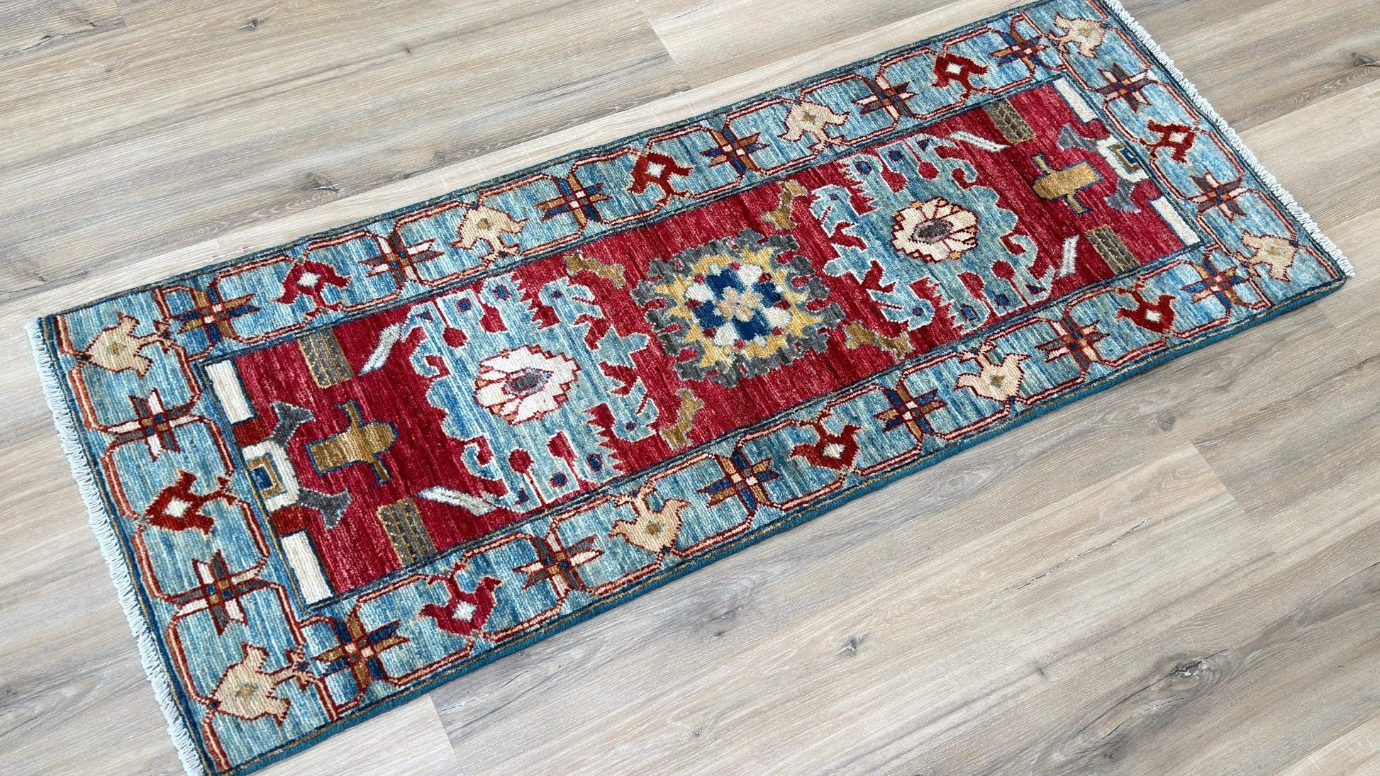 Transitional Heriz 1'11"x4'11" Area Rug