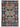 Multicolored patterned rug with intricate design on a white background