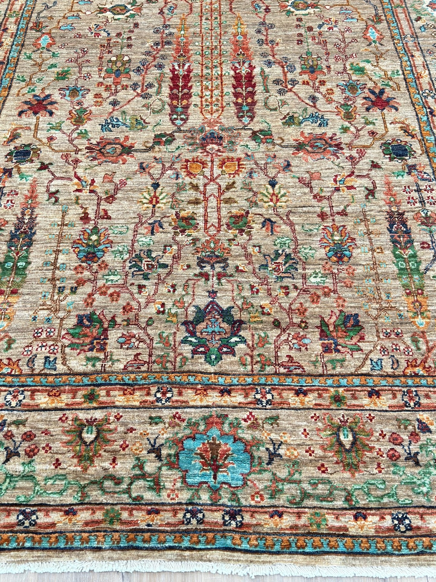 Transitional Tree of Life 5'3"x7'5" Area Rug