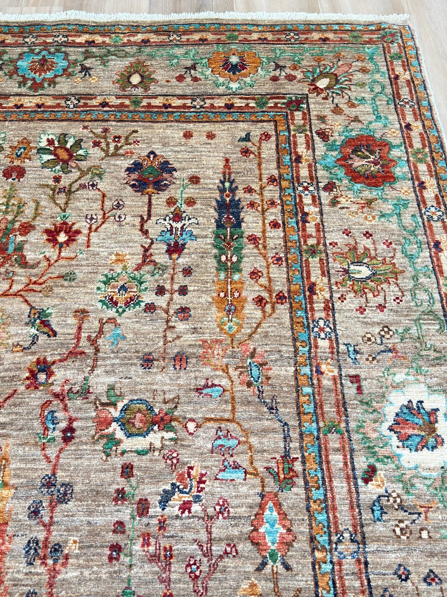 Transitional Tree of Life 5'3"x7'5" Area Rug