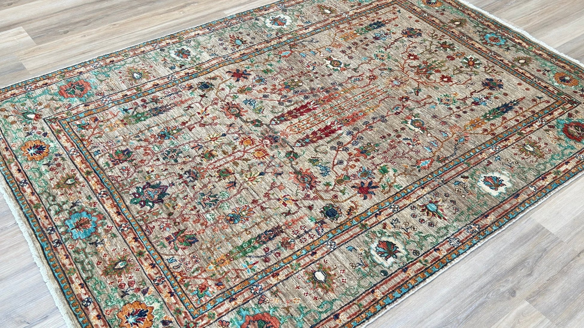 Transitional Tree of Life 5'3"x7'5" Area Rug