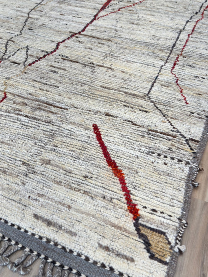 Moroccan Style 8'0"x11'0" Area Rug
