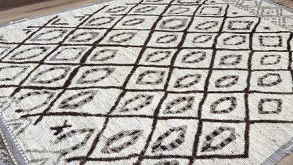 Moroccan Style 9'2"x12'2" Area Rug