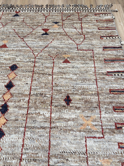 Moroccan Style 8'8"x12'5" Area Rug