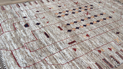 Moroccan Style 8'8"x12'5" Area Rug