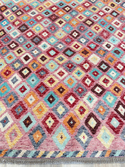 Tribal Style 5'1"x6'6" Area Rug