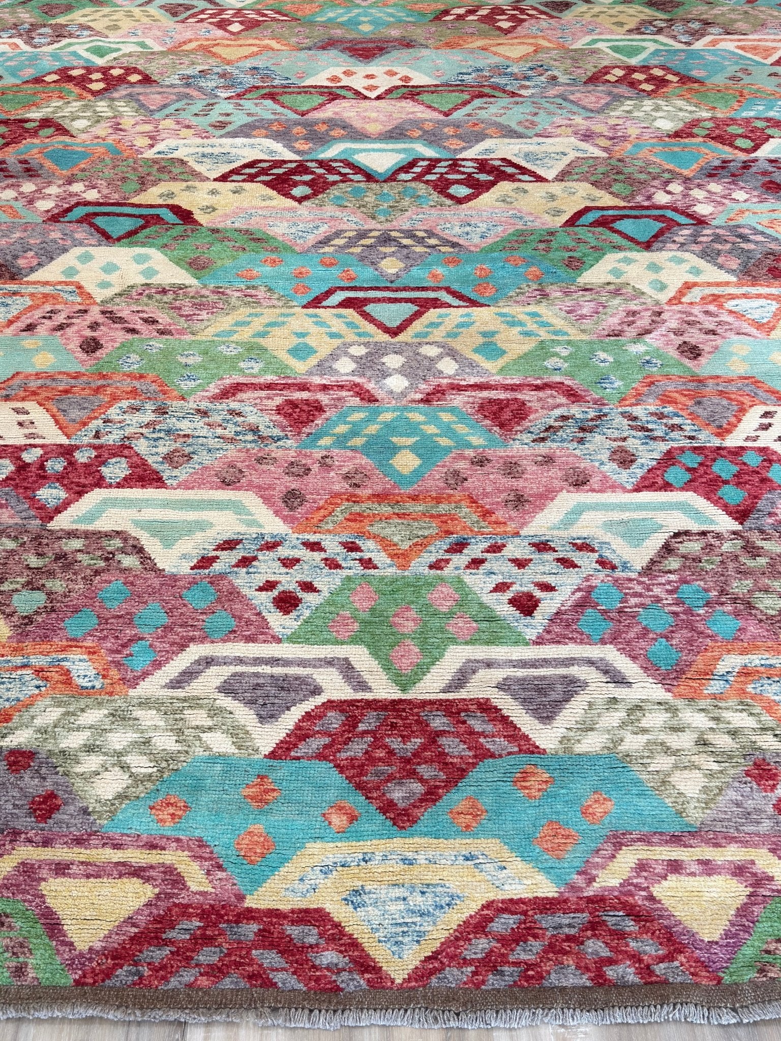 Tribal Style 11'6"x15'1" Area Rug