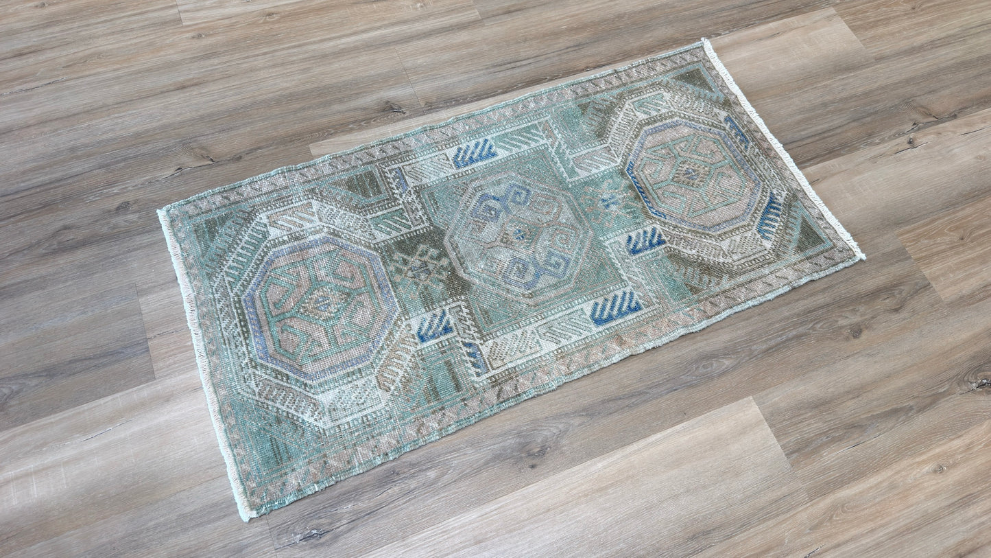 Turkish Vintage 1'11"x3'9"