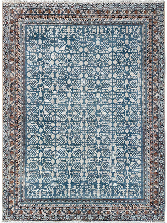 Vintage Look Khotan 9'1"x11'11"