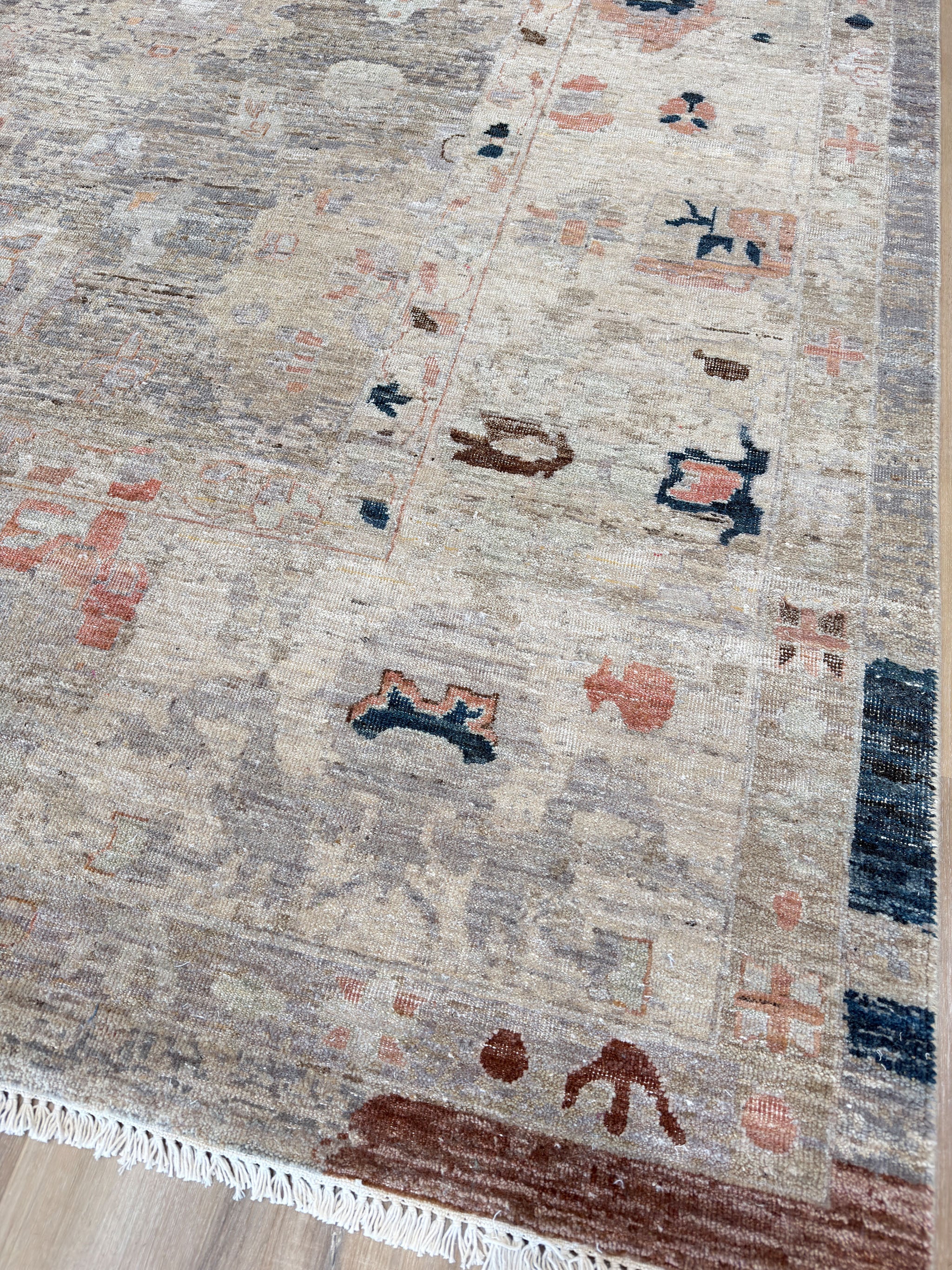 DOUBLEDAY KARACHI 100×140 ラグ ヴィンテージ Belleville Green Modern Oushak – DFW Textile Sourcing