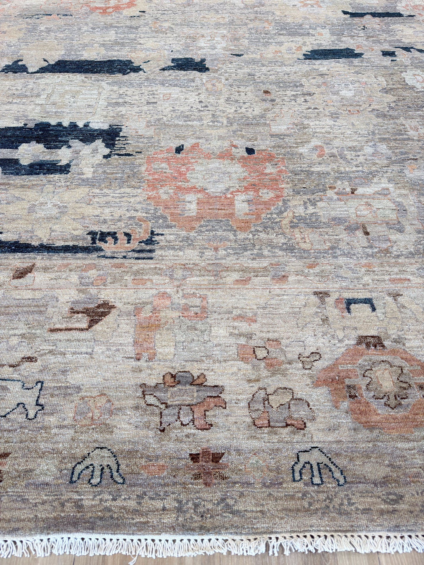 Vintage Look Oushak 9'11"x14'1"