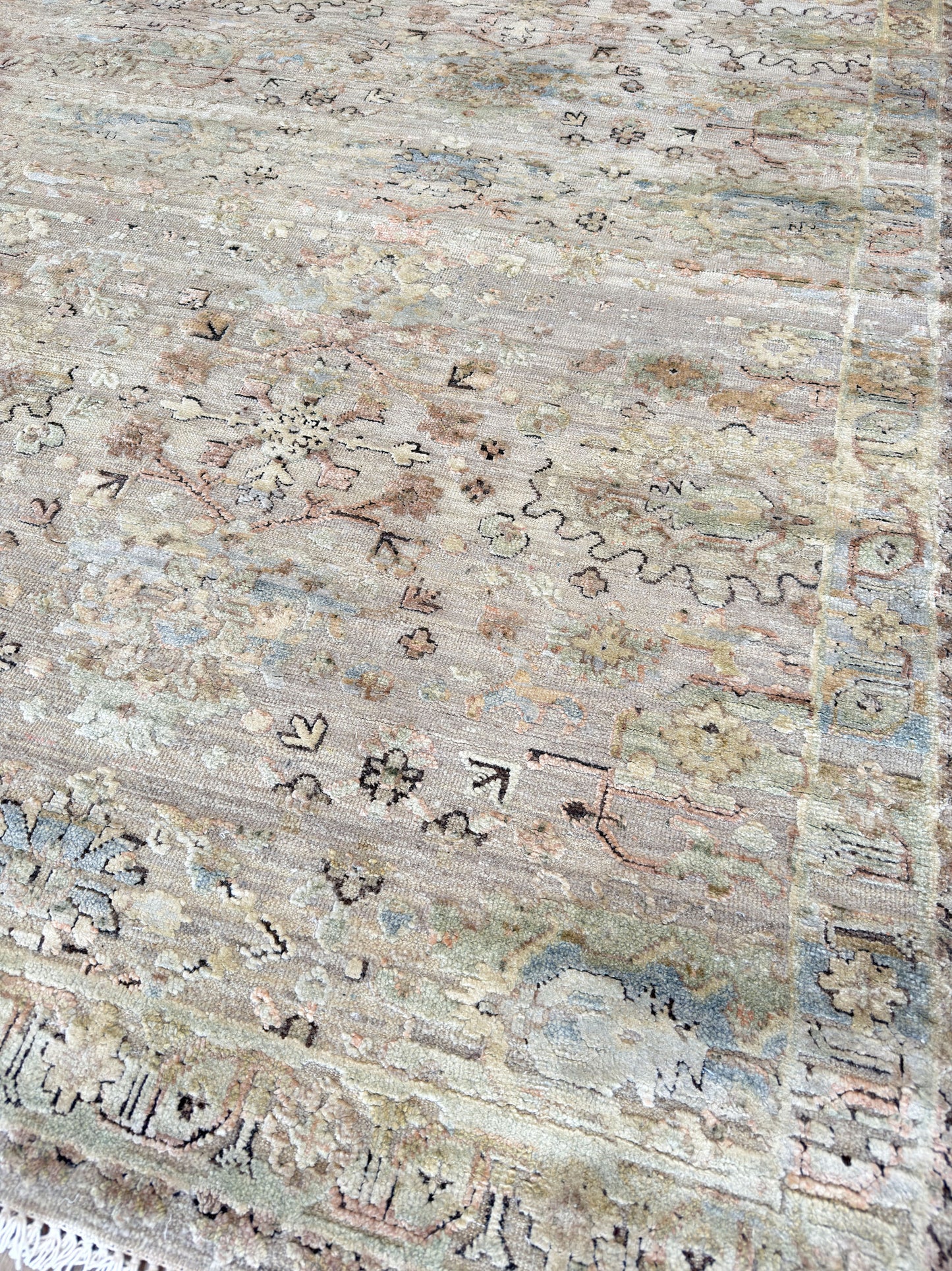 Vintage Look Oushak 10'1"x14'1"