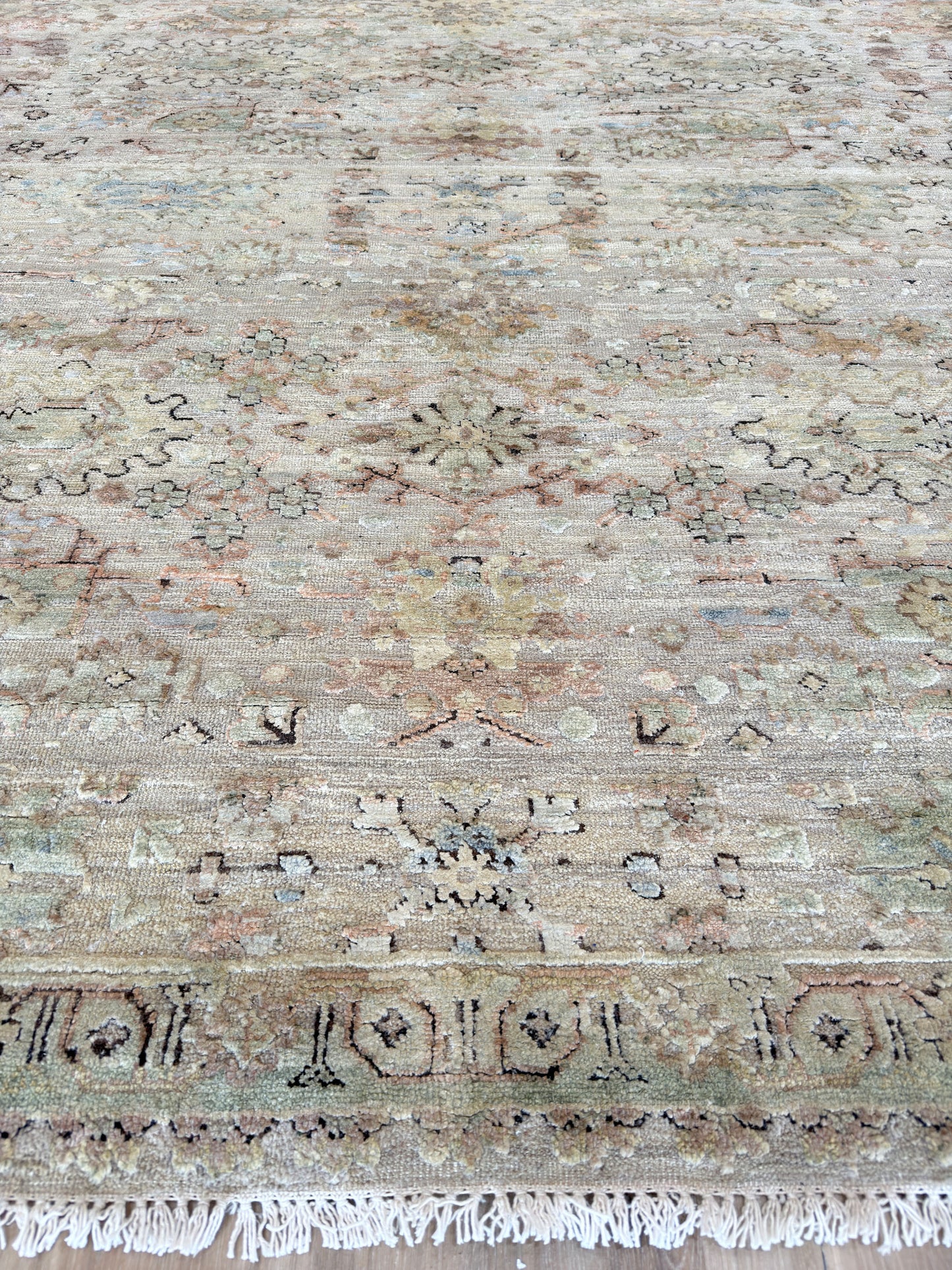 Vintage Look Oushak 10'1"x14'1"