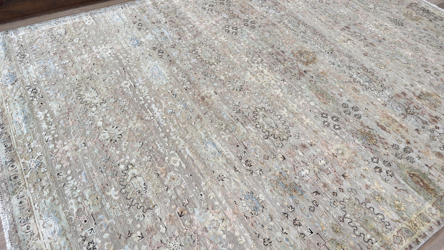 Vintage Look Oushak 10'1"x14'1"