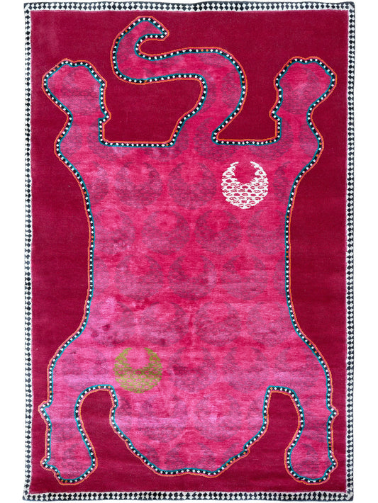 Modern Animal Hide 4'3"x6'1"