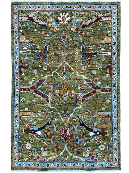 Transitional Bijar 3'3"x4'11"
