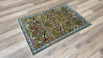 Transitional Bijar 3'3"x4'11"