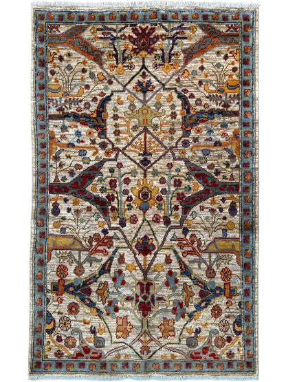 Transitional Bijar 3'2"x4'9"