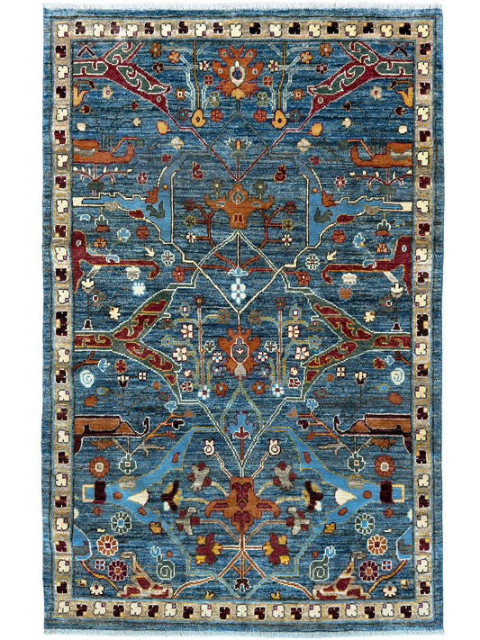 Transitional Bijar 4'1"x5'11"