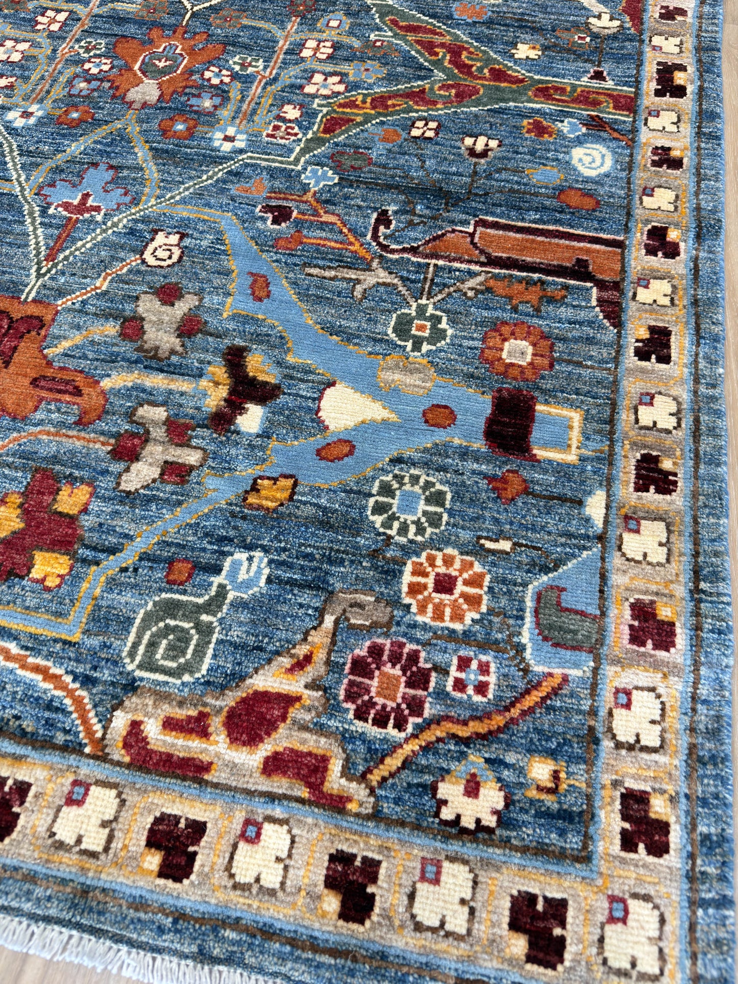 Transitional Bijar 4'1"x5'11"