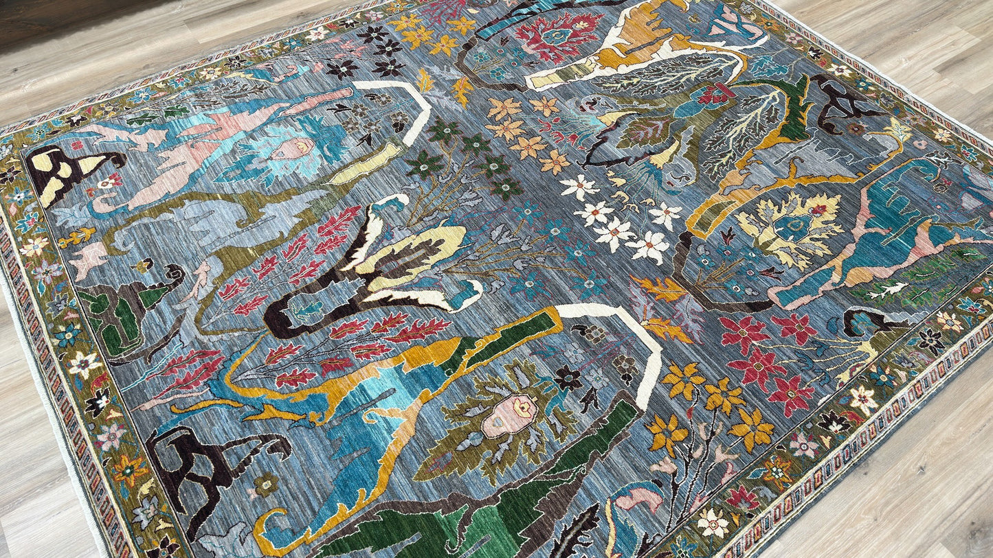 Vintage Look Bijar 8'0"x9'7"