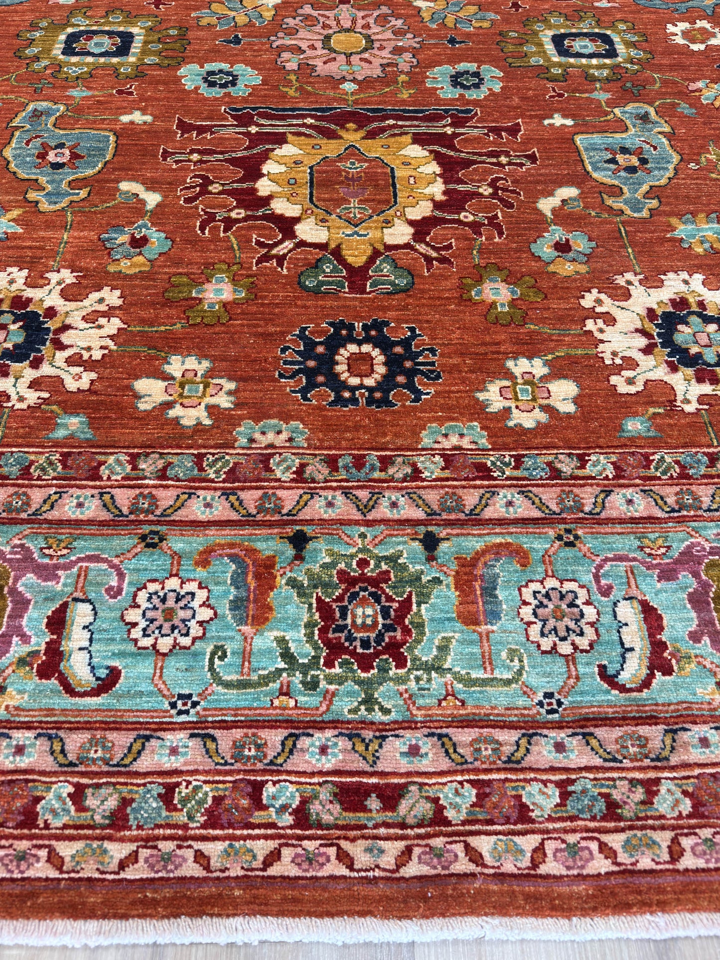 Transitional Heriz 8'11"x11'9"