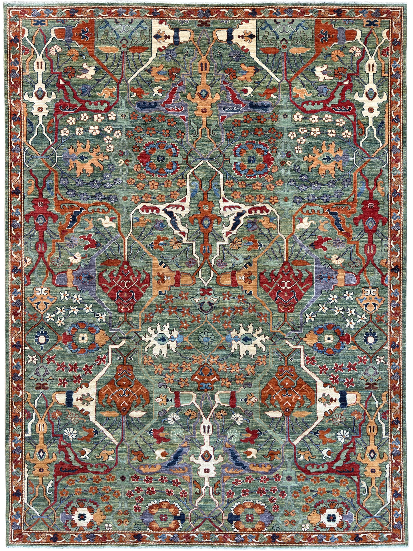 Transitional Bijar 9'1"x11'9"