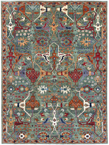 Transitional Bijar 9'1"x11'9"