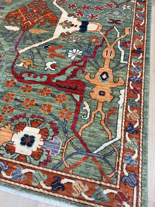 Transitional Bijar 9'1"x11'9"