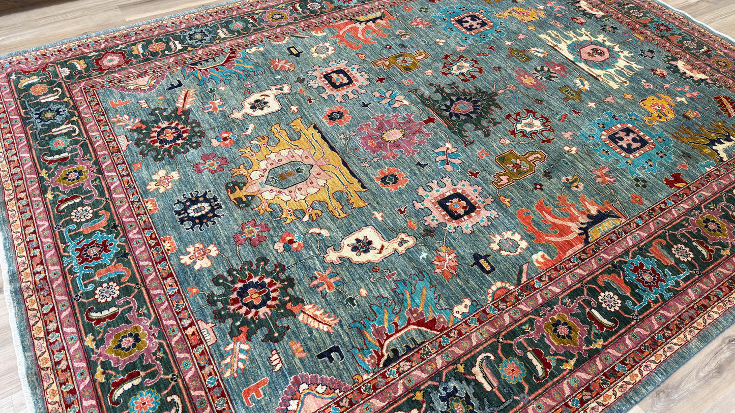 Transitional Heriz 8'11"x11'11"